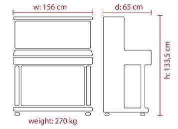 133 Concert dimensions